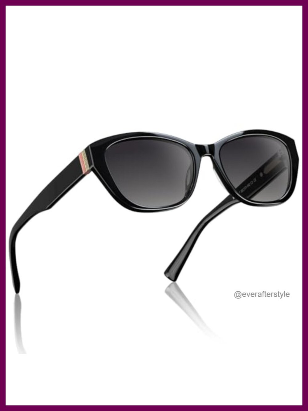 Polarized Cat Eye Sunglasses Acetate UV400 Retro Women Eyewear